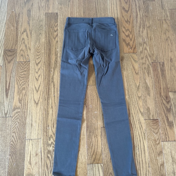 Lamb Leather Front Skinny Jeans - Picture 3 of 3